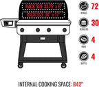 recteq X-Fire Pro Pellet Smoker Grill, Wi-Fi-Enabled Electric Pellet Grills, Outdoor Grills & Smokers, BBQ Grill, 825 Sq. in. Cooking Space, X-Fire Pro + Grilling Essentials