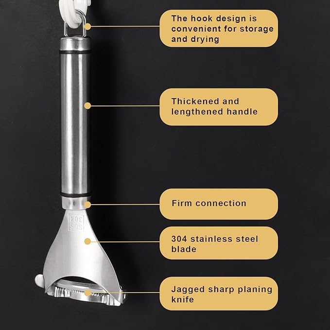 Corn Peeler, Corn Peeler for Corn on the Cob, 304 Stainless Steel Corn Cob Peeler, Corn Cob Stripper Tool, Quickly Remove Corn Kernels from Corn Cobs, Kichen Gadget