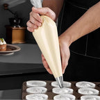 22 Inch Pastry Bags Disposable, 100 Pcs Thick Long Piping Decorating Bags for Frosting, Royal Icing, Professional Cupcake Cake Supplies for Baking and Decorating