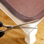 NECAUX Custom 23.6 x 35.5 Inch Frosted Desk Cover Protector, 1.5mm Thick Plastic Desk Pad, Frosted Desk Protector, Desk Mat on top of Desk, Decorative Table Protector for Writing Desk, Vanity Table