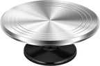 Kootek Aluminium Alloy Revolving Cake Stand 12 Inch Rotating Cake Turntable for Cake, Cupcake Decorating Supplies
