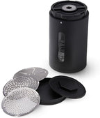 Grater Rain Cheese Grater Lower Housing, Heavy Duty Electrical Cheese Grater for Kitchen with 3 Interchangeable Blades, Dishwasher & Refrigerator Friendly Easy to Use Cheese Shredder