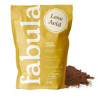 Fabula Coffee Decaf Dark Roast Freshly Ground - Organic - Low Acid - Single Origin - Non-GMO - Mold Free - 12 Ounces
