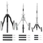 Engine Cylinder Hone Adjustable Deglazer Set 3pcs for Grinding Holes from Minium 3/4" to Maximum 7" in Diameter, Adjustable Brake Piston Honing Tools with Extra 9-Piece 220 Grit (1-1/8"+2"+4")