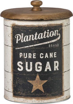 Primitives by Kathy 39060 Farmhouse Tin Canisters, Sugar/Coffee/Flour