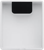 Normcore Compact Knock Box, Metal Espresso Knock Box, Heavy-Duty Knockbox, Anodized Aluminum, Espresso Accessories for Coffee Grounds, White