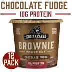Kodiak Cakes Chocolate Fudge Brownie in a Cup, 2.36 Ounce (Pack of 12) (Packaging May Vary)