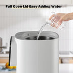 OCTAVO Water Boiler & Warmer 5 Liter, 304 Stainless Steel Water Tank, 700 Watt 6 Adjustable Water Temperature, LCD Touch Control Screen, Child Lock with Water Shortage Indicator