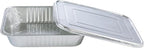 Disposable (25pack) 9x13 Aluminum Foil Pans with Lids, Half Size Deep Steam Table Pans, Heavy Duty Aluminum Baking Pans for Cooking, Roasting, Heating, Serving & Lining Steam-Table Trays
