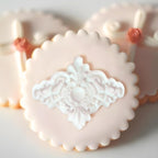 Baroque Style Silicone Molds 2-count Plaque and Object Labels