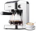 Espresso Machine 20 Bar, Brush Stainless Steel Espresso Maker with Milk Frother Steam Wand, 1400W Espresso Coffee Machine with 1.8L Removable Water Tank for Latte, Cappuccino,Machiato