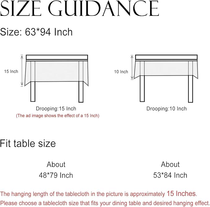 ISAENNE Designer White Linen Long Rectangle Tablecloth,Chinoiserie Floral Elegant Indoor Table Cloth,Fall Stain Proof Decor Tablecloths for Dining Thanksgiving Kitchen,63"*94"-Mosella F