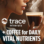 VitaCup Mineral Coffee Pods with Trace Minerals, Hydrate, Replenish & Restore, Sea Minerals, Electrolytes, Organic Coffee, Medium Dark Roast, Single Serve Pod Compatible with Keurig K-Cup Brewers,32Ct