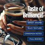 VitaCup Organic Genius Keto Coffee Pods, Increase Energy & Focus w/MCT Oil, Turmeric, B Vitamins, D3, Medium Dark Roast, Bold, Smooth, Single Serve Pod Compatible w/Keurig K-Cup Brewers, 24 Ct