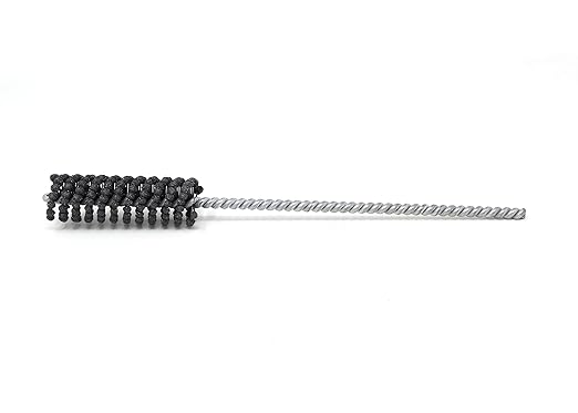 Brush Research BC14M12 FLEX-HONE®, 0.551" (14mm) Diameter, 120 Grit, Silicon Carbide, For Mild Steel, Stainless Steel, Cast Iron and Softer Ferrous Materials