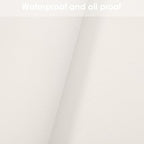 Leather Table Cover,1.8mm Thick,40x40 Inch Table Protector,Table Protector for Dining Room Table,Dining Table Cover,Table Cover Protector.(White+White,40x40)