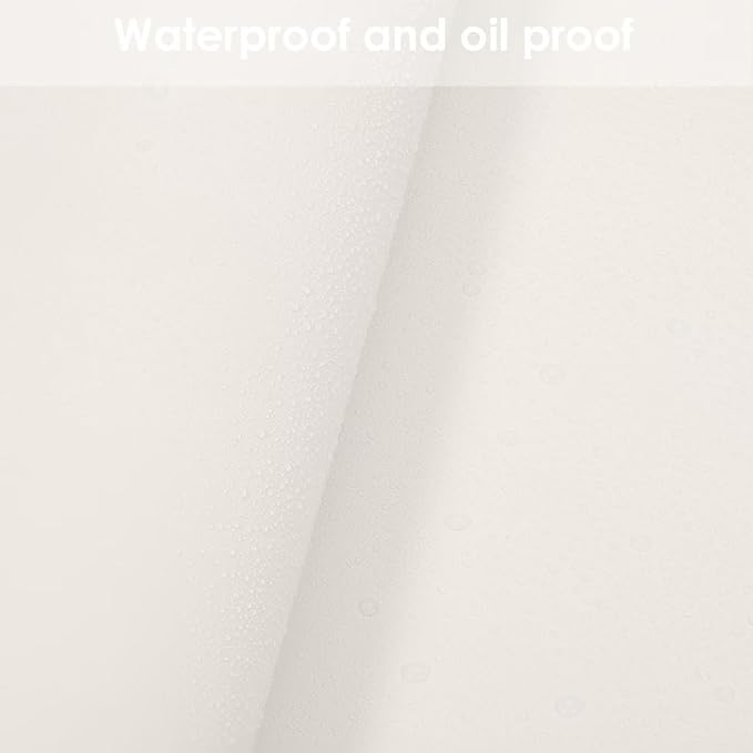 Leather Table Cover,1.8mm Thick,40x40 Inch Table Protector,Table Protector for Dining Room Table,Dining Table Cover,Table Cover Protector.(White+White,40x40)