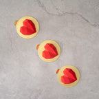 Pastry Tek 8 Cavities Diamond Heart Molds, 10 Oven-Ready Geometric Heart Molds - Flexible, Freezable, White Silicone Heart Baking Molds, Easy Release, For Baking - Restaurantware