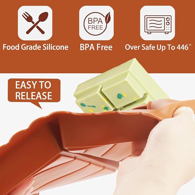 Dubai Chocolate Bar Mold - 3 Different Shapes, 1 Inch Deep Chocolate Molds Silicone,Large And Thick Candy Bar Baking Molds - Set of 2