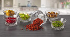 Godinger Bowl Set - Mini Crystal Prep, Dip, Dessert, Bar Dish Bowls - Set of 6, 2oz