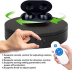 Knob Speed Adjustment Remote Control Motorized Rotating Display Stand 3d scanner Electric Turntable rotating platform for Photography Products Shows,Jewelry,Watch,3D Models,Cake Support AAA