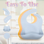 Silicone Baby Feeding Set 21 Pcs, Led Weaning Supplies, Baby Feeding EatincSupplies Set BPA Free, Essentialsfor Newborn Gift Mixed