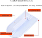 2 PCS Fondant Smoothing,Cake Decoration Icing Smoother, Paddle Fondant Polisher Finisher Sugarcraft Cups,fondant paddle,White,14.5 x 8 cm/5.7" x 3.1"