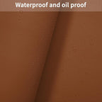 Leather Desk Mat,1.8mm Thick,12x42 Inch Desk Cover,Desk Protector Mat,Dresser Cover Top,Nail Table Mat,Dresser Cover,Quartz Countertop Protector,Table Sticker Cover(Brown+Gray,12×42)