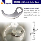 274662 Knife Blade 00-274662 For Hobart Cutter Mixer/Vertical Chopper HCM450 HCM450C HCM300 replace 00-122295 Stainless steel（Each）