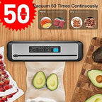 INKBIRD WIFI Sous Vide Cooker ISV-100W and Vacuum Sealer Machine | 1000W Sous-Vide Cooker Immersion Circulator with 14 Preset Recipes on APP and Thermal Immersion, Fast-Heating with Timer