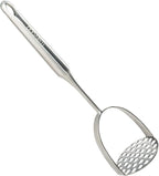 Potato Masher Stainless Steel, Best Mashed Potatoes Masher Kitchen Tool, Potato Smasher For Potatoe, Avocado, Sweet Potato, Beans, Large Heavy Duty Metal Mashing Utensil, 12.5 Inch