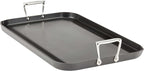 All-Clad HA1 Hard Anodized Nonstick Griddle 13x20 Inch Oven Broiler Safe 500F Pots and Pans, Cookware Black