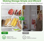 3Pack 11" x 10' Vacuum Sealer Bags Rolls,BPA Free,Heavy Duty,Leak-proof, Puncture Prevention,Freezer & Sous Vide Safe,Compatible with all vacuum sealer machines