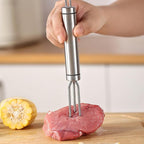 Corn peeler for corn on the cob+Corn fork set，stainless corn kernel remover tool ， Suitable for Home Kitchen