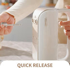 4-in-1 Electric Hand Mixer for Baking, Cooking and Coffee Drinks(Champagne Gold)