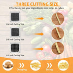 WICHEMI Replacement Blades 3/8" - Commercial Vegetable Chopper & Dicer, Stainless Steel, Onion & Tomato Cutter (2 Pack)