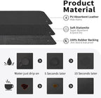 Coffee Mat - Absorbent Hide Stain Rubber Backed Dish Drying Mat for Kitchen Counter - Bar Mats for Countertops Accessories Fit Under Coffee Maker Espresso Machine