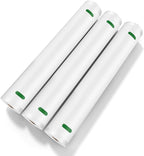 MAGIC SEAL Vacuum Sealer Bags, 3 Rolls 12’’ × 16.4’ Textured Vac Seal Bags for Food Storage, Sous Vide and Meal Prep, BPA Free, Commercial Grade - NOT Work with MAGIC SEAL MS175 Vac Sealers