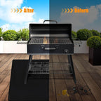 Extra Large Grill Mat 90x48 Inches – Fireproof, Waterproof & Oil-Proof Deck and Patio Protector for Outdoor BBQ