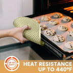 Silicone Trivet Mats 4 Heat Resistant Pot Holders Multipurpose Non-Slip Hot Pads for Kitchen Potholders, Drying mat, Jar Opener, Spoon Holder, Coaster(Nordic Rice)