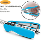 Ice Cream Scoop, Cookie Scoop, 5.3 Tbsp/ 80 ml/ 2.7 oz Cookie Scoops for Baking, 18/8 Stainless Steel Cookie Scooper for Baking, Ice Cream Scooper with Trigger Release, Cookie Dough Scoop(Blue)