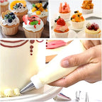 25 Inch Extra Large Piping Bags, AMBESTAR 100 Pieces Thick Disposable Anti Burst Icing Bags, Heavy Duty Icing Piping Bags Chocolate Royal Cupcake Cream Frosting Decorating Baking Supplies