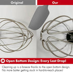 Heavy Duty Whisk Attachment for KitchenAid 7-8QT Bowl-Lift Stand Mixers- Extra Thick Stainless Steel Wire Whip for Fast Whipping, Perfect for Large Batches, Dishwasher Safe