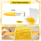 30 PCS Corn Cob Holders - Corn on the Cob Skewers,Corn on the Grill & Cob Skewers for Home & BBQ Cooking