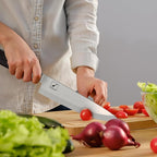 imarku Chef Knife 8-Inch Pro Japanese Kitchen Knife 7Cr17MoV High-Carbon Stainless Steel Paring Knife Ergonomic Handle Rasor Sharp Single-Bevel Edge Chrisymas and Thanksgiving Gift for Women and Men