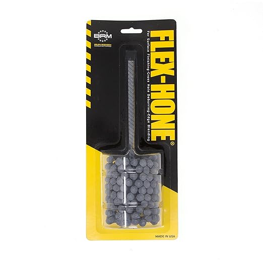 Brush Research BC214600 FLEX-HONE®, 2-1/4" (57.2mm) Diameter, 600 Grit, Silicon Carbide, for Mild Steel, Stainless Steel, Cast Iron and Softer Ferrous Materials