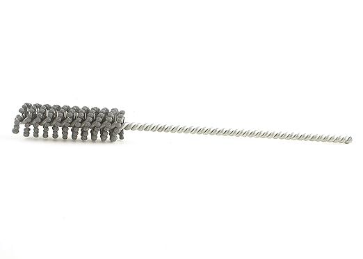 Brush Research BC14M18 FLEX-HONE®, 0.551" (14mm) Diameter, 180 Grit, Silicon Carbide, For Mild Steel, Stainless Steel, Cast Iron and Softer Ferrous Materials