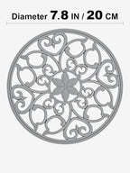 SMARTAKE 3 Set Silicone Trivet Mats, Multi-Use Carved Trivet Mat, Insulated Non-Slip Durable Kitchen Mats, Flexible Modern Kitchen Table Mat, for Hot Dishes, Pots, Dining Countertop, Grey, STM413H