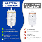 Upgrade 80 Canister Substitute for Aprilaire 80 Replacement Canister, 80 Steam Canister for Aprilaire 800 Replacement Canister OEM, Canister Part No. 80 for Aprilaire 800 801 865 866 Humidifier 1 Pack