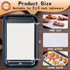 Parchment Paper Sheets 200Pcs, 6 * 8 in Precut Non-Stick Baking Parchment Paper for Oven Liners/Air Fryer/Grilling,White Parchment Sheets for Baking Air Fryer Paper Liners